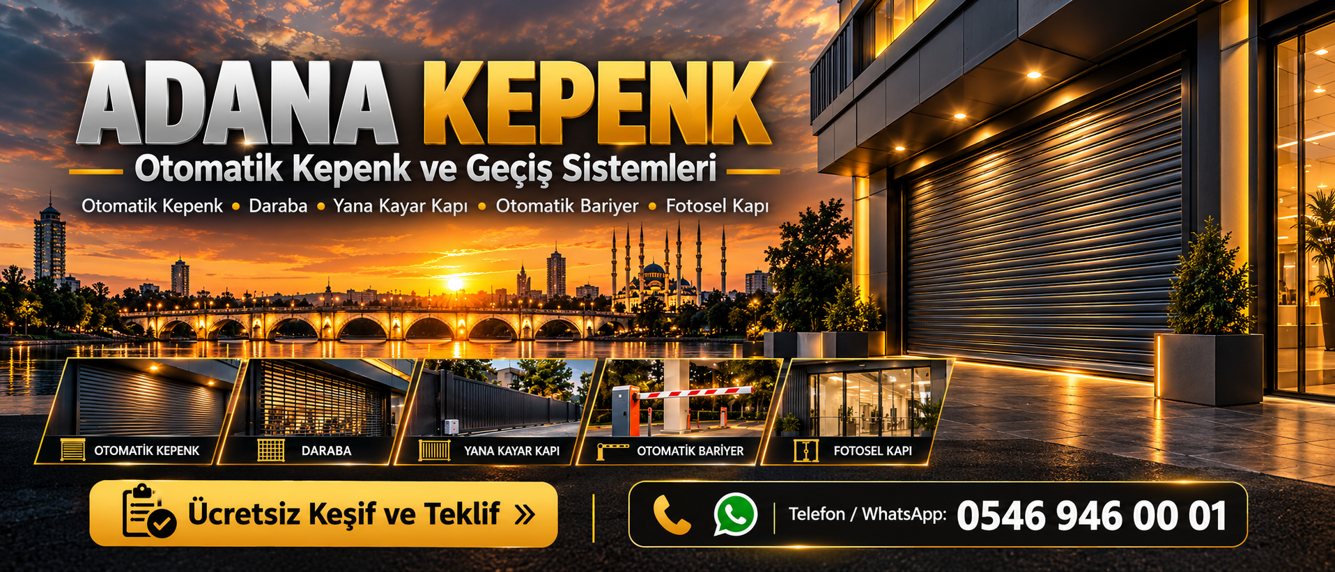 Adana Kepenk ve Otomatik Kapı Sistemleri
